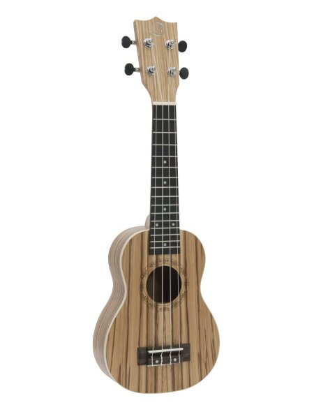 DIMAVERY UK-400 Ukulele Sopran "Zebrawood"