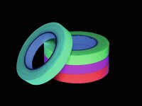 Gaffa Tape 19mm x 25m neongrün UV-aktiv