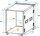 ROADINGER Rack Profi 12U 45cm with wheels