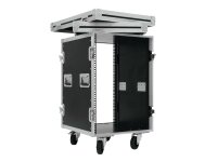 ROADINGER Rack Profi KM 16U 55cm with wheels