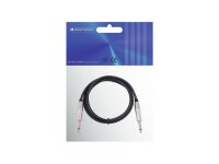 OMNITRONIC Klinkenkabel 6,3 mono 1,5m sw ROAD