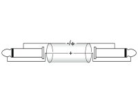 OMNITRONIC Lautsprecherkabel Klinke 2x1,5 1,5m sw