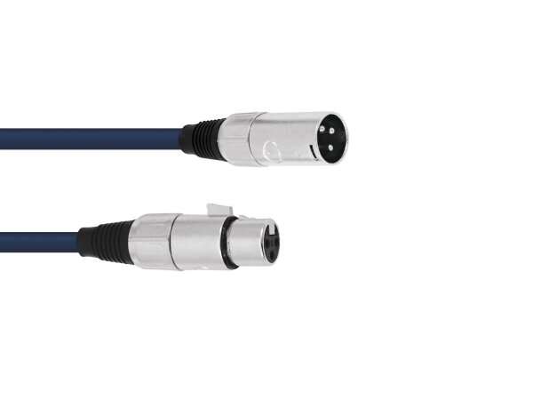OMNITRONIC XLR Kabel 3pol 5m bl