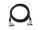 OMNITRONIC XLR cable 3pin 3m 90° bk
