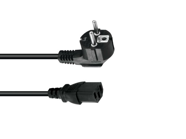 OMNITRONIC IEC Power Cable 3x0.75 0.9m bk