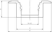 EUROLITE U-Profil MSA für LED Strip silber 2m