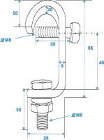 EUROLITE TH-16 Theatre Clamp silver