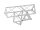 DECOTRUSS SAT-43 4-way piece /\ silver