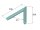 ALUTRUSS SINGLELOCK SPAC-19 QUICK-LOCK Corner 45°