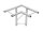 ALUTRUSS DECOLOCK DQ2-PAL31H 3-Weg Ecke 90°