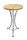 ALUTRUSS Bistrotisch, geschwungen