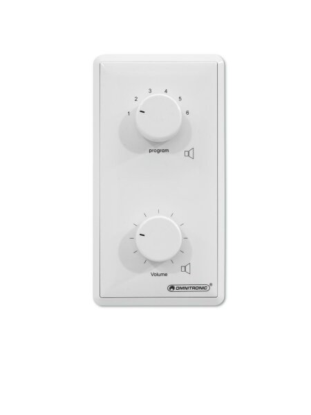 OMNITRONIC ELA-LS-Regler/Prog-Wähler 5W mono ws