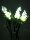 EUROPALMS Aronstab, 3er Set mit LEDs, weiß, 85cm