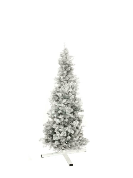 EUROPALMS Fir tree FUTURA, silver metallic, 180cm