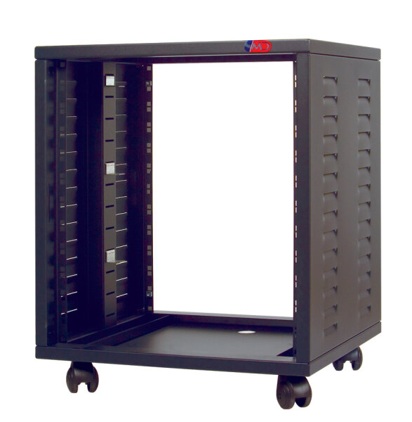 MD AUSTRIA Stahlrack 12HE 19" Tiefe: 50cm Studiorack, Bühne, schwarz