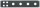 19" 2HE Rackpanel 4x Loch D-SIZE/24mm + 4x Loch SPK