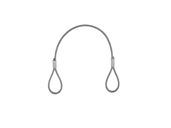 EUROLITE Steel Rope (SC) 400mmx4mm silver
