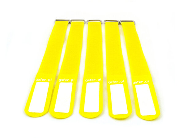 GAFER.PL Tie Straps 25x550mm 5 pieces yellow