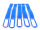GAFER.PL Tie Straps 25x400mm 5 pieces blue