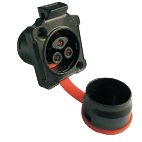 BD-24 power connector 3-pin female chassis plastic housing 500 V 25 A CNLINKO IP65