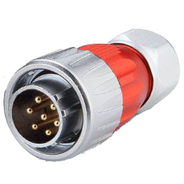 DH-20 multicore connector M20 7-pin male plug 500 V 12 A IP67