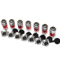 DH-20 power connector M20 2-pin female chassis square 500 V 20 A IP67