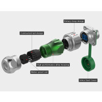 DH-24 fiber optic cable LC singlemode IP67