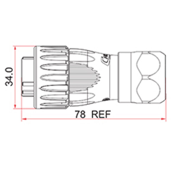 DH-24 Data USB cable 3.0 CNLINKO to Typ A male 0.5 m IP67