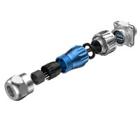 DH-24 Data USB3.0 chassis connector IP67