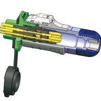 CNLINKO LP-12 Series Power Cable Connector male max. 125V 5A