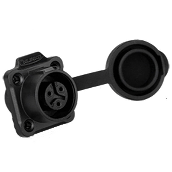 LP-16 power chassis connector M16 3-pin female square max. 400 V 10 A IPX8