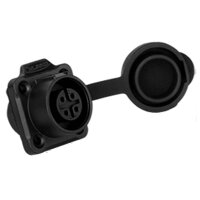 LP-16 power chassis connector M16 4-pin female square...