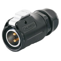 LP-20 power connector M20 2-pin male max. 500 V 20 A IPX8