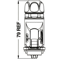 LP-20 power connector M20 2-pin male max. 500 V 20 A IPX8