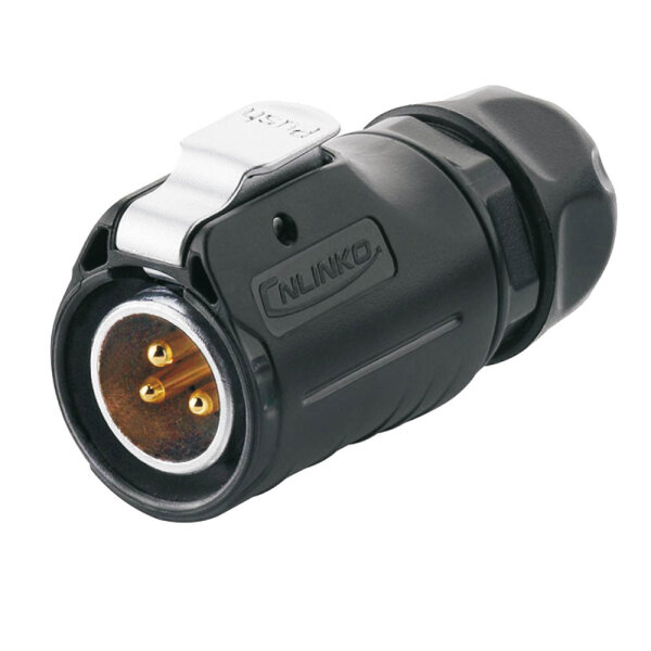 LP-20 power connector M20 3 pin male max. 500 V 20 A IPX8