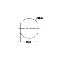 LP-20 multicore chassis connector M20 7-pin female round 500 V 12 A IPX8