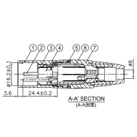 ENOVA XLR 3 PIN male Connector