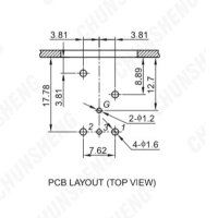 XLR connector, 3pins, male,horizontal
