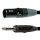 30 m XLR male to 1/4" plug 2 pole microphone cable analogue & AES with velcro