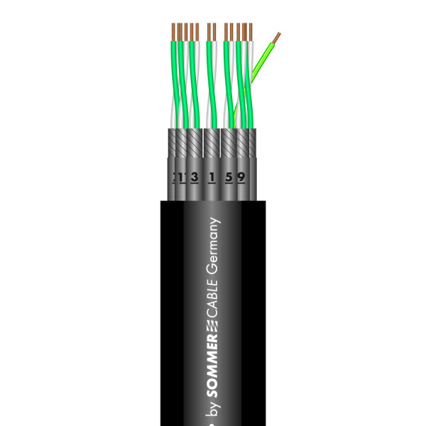 Multipair SC-Quantum QMC; S-PVC; black, mat | 2 x 0,14 mm² x number of pairs 48