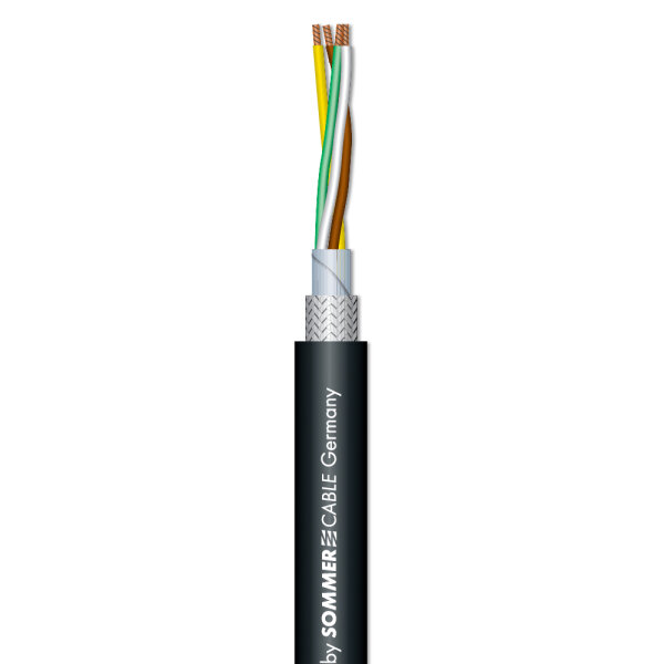 BINARY 434 DMX-Kabel 4-adrig/ sw PE