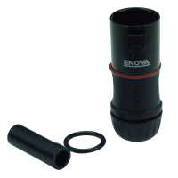 RJ45 cable connector protection black metal housing