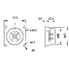 SC5 - 8 Ohm 13 mm (0,5") Magnetisch abgeschirmter...