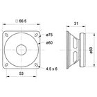 FRS 7 S - 8 Ohm - 6,5 cm (2,5") Breitbandlautsprecher