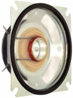 SL87 WPM 4 Ohm wasserdichter 8 cm (3,3") Breitbandlautsprecher mit transparenter Kunststoffmembran und Gummidichtring