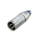 3-poliger XLR Kabelstecker - Cinch (RCA) Buchse