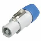 NAC3FCB Verriegelbarer Kabelstecker, Power-in, Schraubklemmen, grau