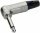 6,35 mm professioneller Winkelstecker, 2-polig, Nickelkontakte, Nickelgehäuse