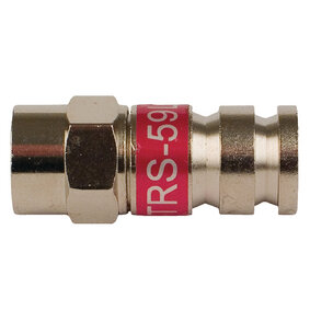 F-Stecker 6.0 mm Male Silber