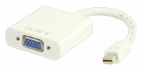 Mini Displayport-Kabel Mini Displayport Stecker - VGA female 0.20 m Weiss